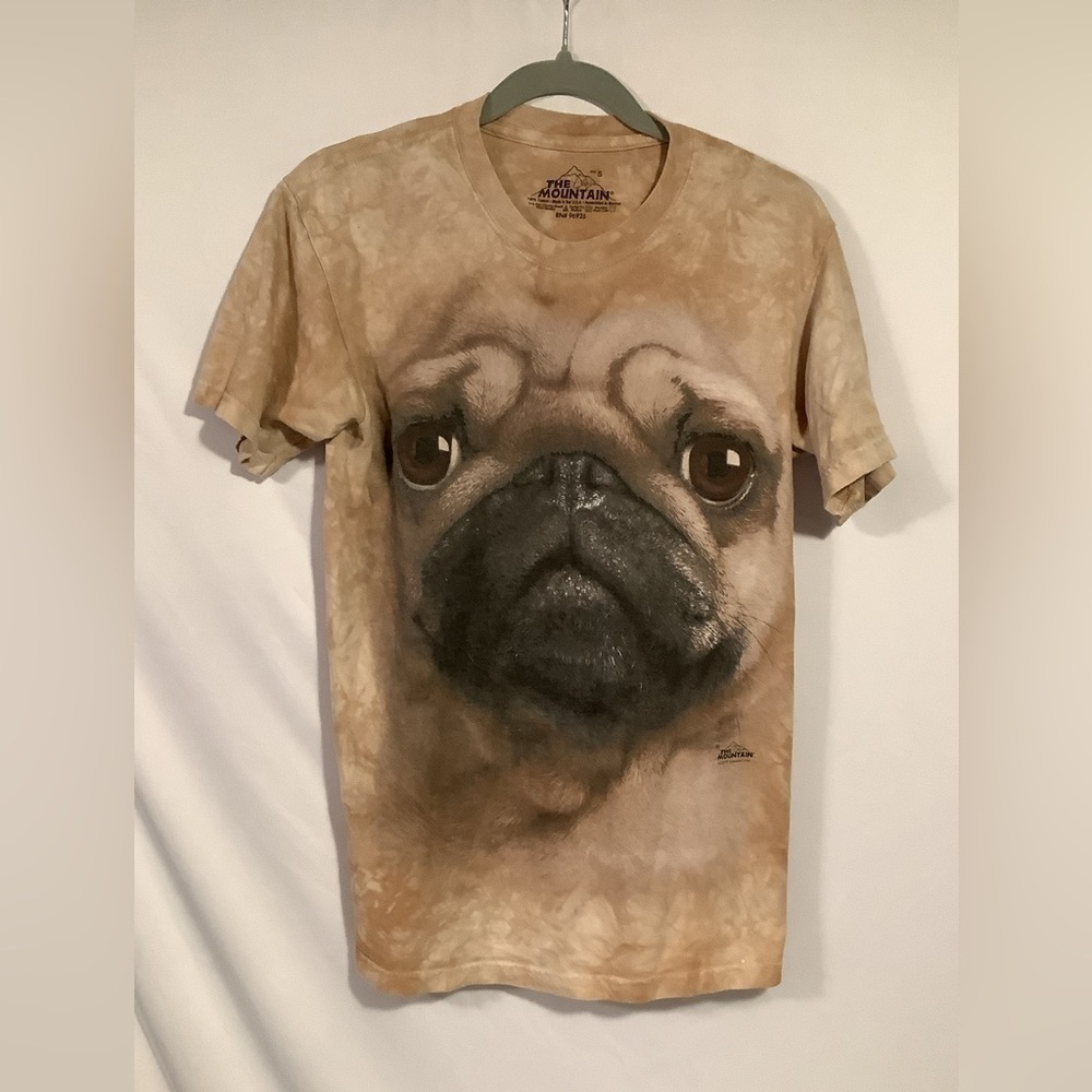 THE Mountain Pug Face Tie-Dye T-Shirt (2011)